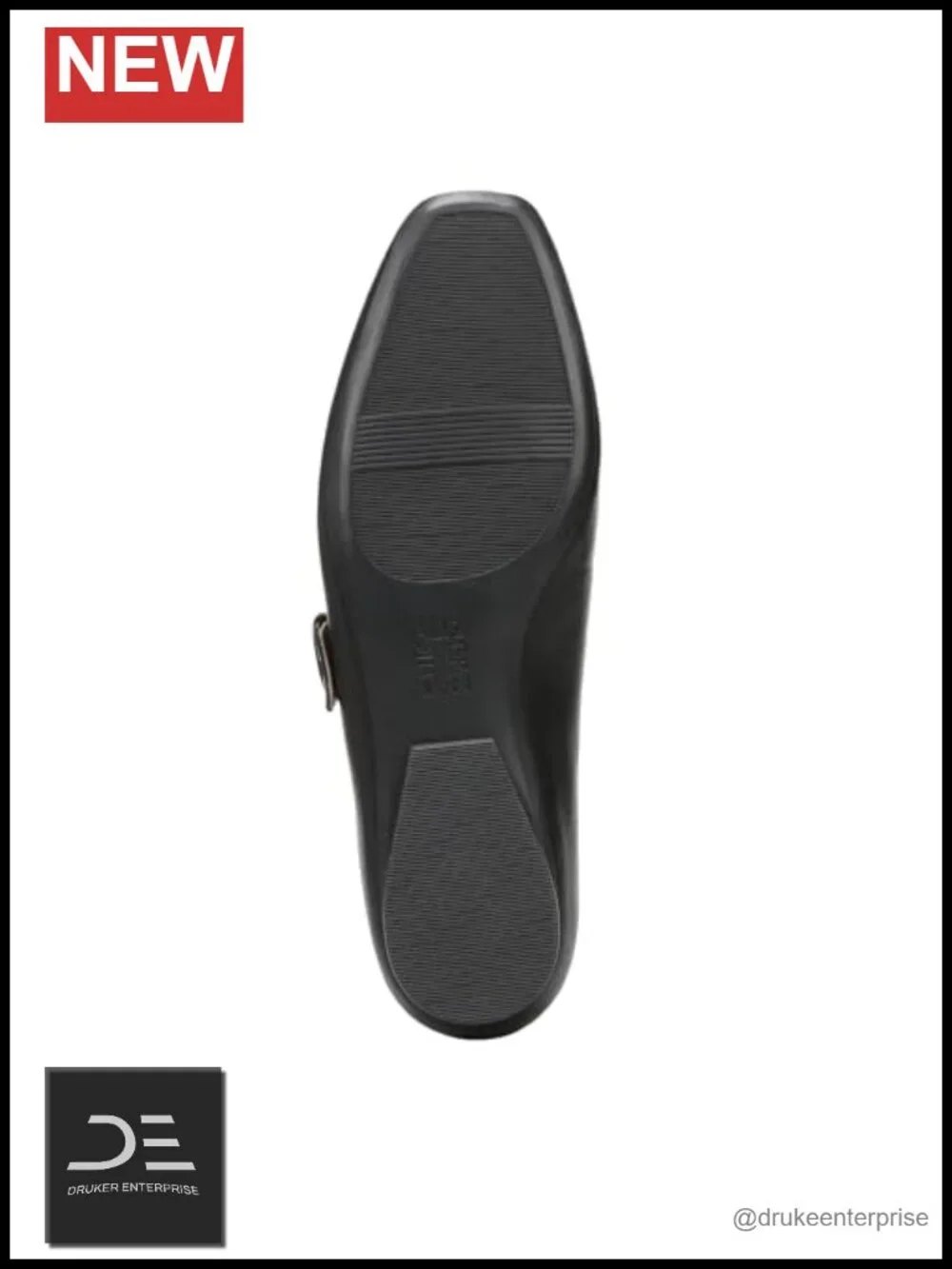 Naturalizer Cosmic Mary Jane Flats Women's Square Toe Buckle Leather Comfort